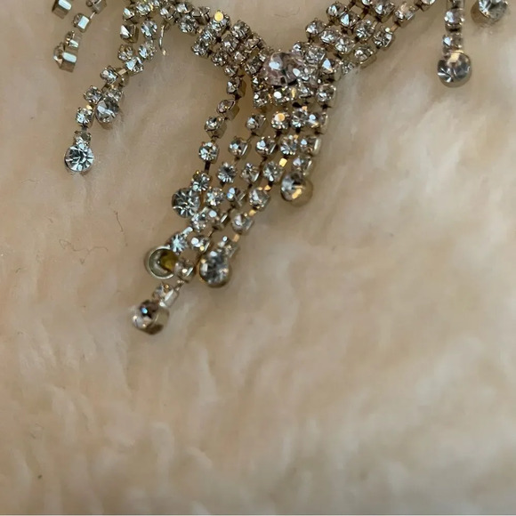 Vintage 90s rhinestone necklace - Picture 3 of 6